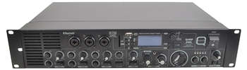 1 to 2 Zone 100V Mixer Amplifier with Media Player Bluetooth USB SD Card 240W